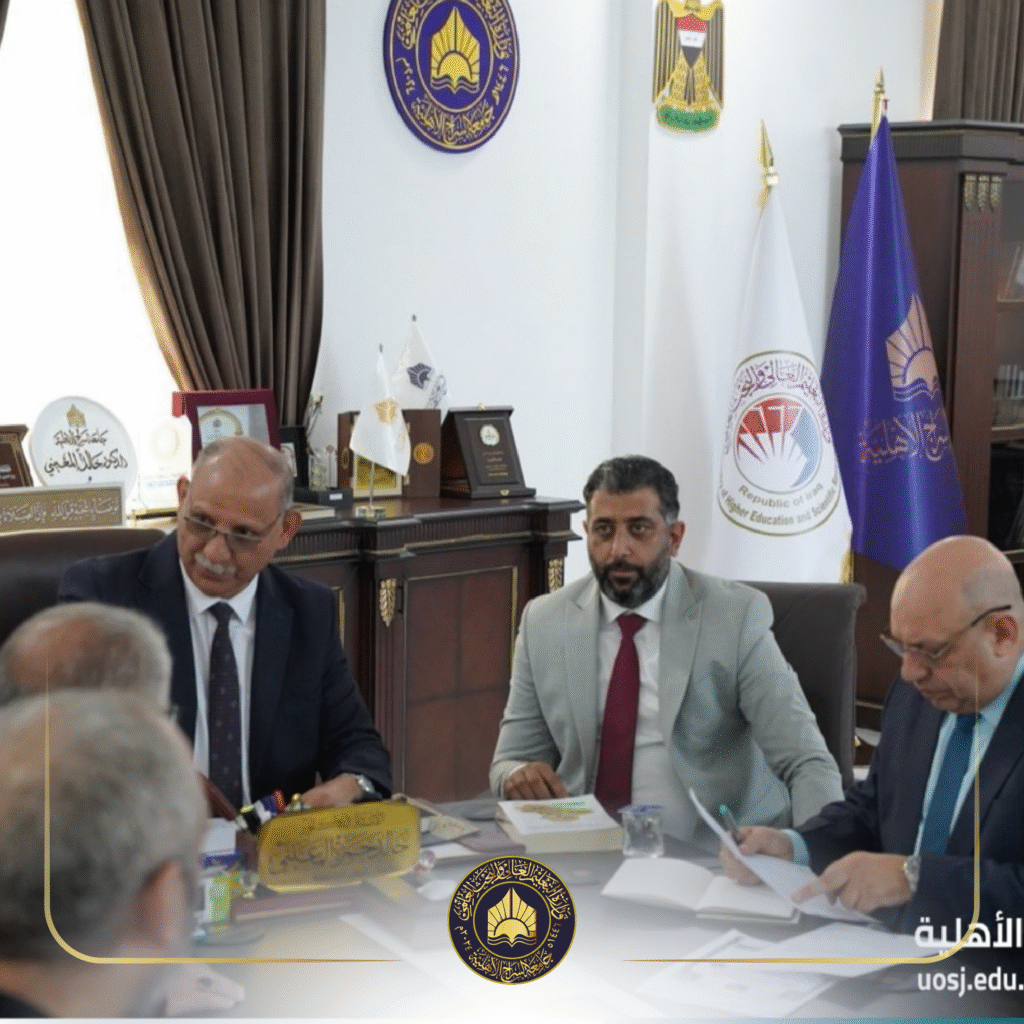 رئيس جامعة السراج يستقبل اللجنة الوزارية المعنية بحفظ الوثائق